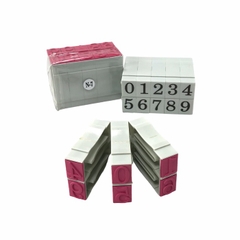 Dấu số ghép SM N1 / N2 / N3 / N4 / N5 / N6 / N7 / N8 / N9 / N10 / N11 / N12 10 ký tự mặt đúc