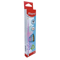 Bút chì gỗ Maped 851804 có gôm HB (12/144)