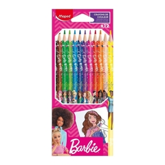 Bút chì màu Maped Barbie 862207 12 màu