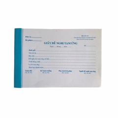 Giấy đề nghị tạm ứng NY 13x20cm (10/100)