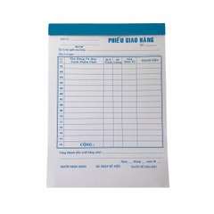 Phiếu giao hàng NY 16x20cm 1 liên 95 tờ A5 (10/50)