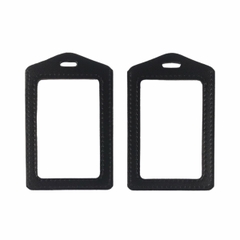 Bao đựng thẻ da 5.5x8.5cm 2 mặt kiếng đứng (50)