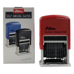 Dấu số xoay tự động - Thẻ mực Shiny S449 9 số 4mm