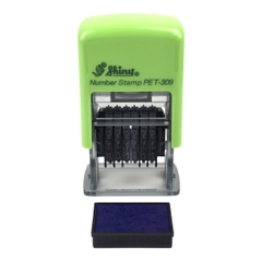 Dấu số xoay tự động - Thẻ mực Shiny PET309 6 số 3mm (12)