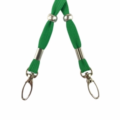 Dây đeo thẻ dù 1cm đầu móc xoay [50] (100)