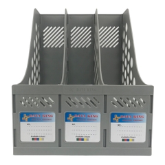 Kệ hồ sơ 3 ngăn nhựa King-star Dataking-3N