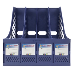 Kệ hồ sơ 4 ngăn nhựa King-star Dataking-4N