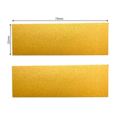 Phôi thẻ tên kim loại BT58 70x22mm vàng (50)