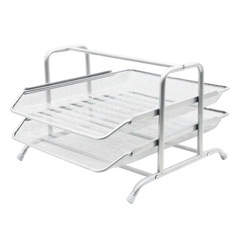 Kệ hồ sơ 2 tầng lưới Toppoint HY62002A, Kệ rổ, Kệ đựng hồ sơ