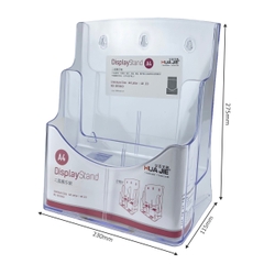 Kệ nhựa nhiều giấy 2 ngăn Hua Jie DE5063 / DE5061 đứng (2)