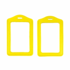 Bao đựng thẻ da 5.5x8.5cm 2 mặt kiếng đứng (50)