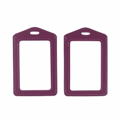 Bao đựng thẻ da 5.5x8.5cm 2 mặt kiếng đứng (50)
