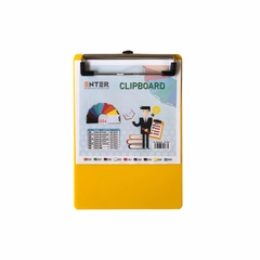 Bìa trình ký mica Enter G04 13.5x19cm kẹp hóa đơn (20)