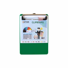 Bìa trình ký mica Enter G04 13.5x19cm kẹp hóa đơn (20)