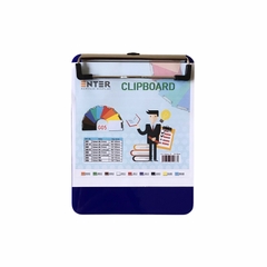 Bìa trình ký mica Enter G05 13x17cm kẹp mini (20)
