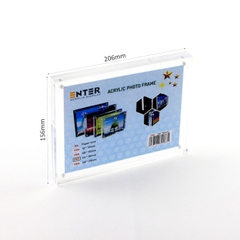 Khung hình mica cao cấp Enter FR07 130x180mm mica 10mmx2, Khung ảnh để bàn nam châm, Khung bằng khen (10)