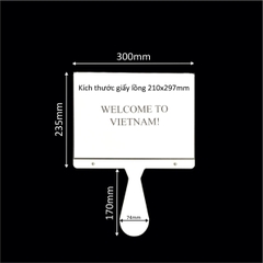 Bảng thông tin mica có tay cầm Enter J01 / J02 (10)