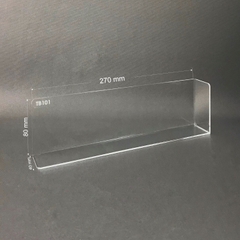 Kệ mica chữ L Enter TB101 / TB102 270x40x80mm mica dày 2mm (20)