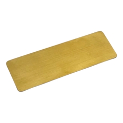 Phôi thẻ tên inox Enter BT048 / BT049 60x20mm vàng xước (10,50)