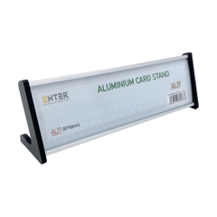 Kệ nhôm chức vụ 1 mặt Enter AL17 50x180mm, Biển chức danh, Bảng tên để bàn (20)
