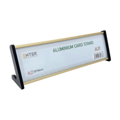 Kệ nhôm chức vụ 1 mặt Enter AL17 50x180mm, Biển chức danh, Bảng tên để bàn (20)