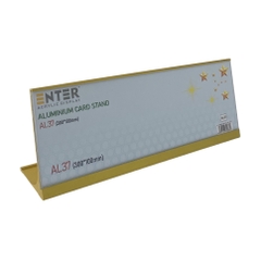 Bảng thông tin để bàn nhôm Enter AL37 300x100mm, Biển chức danh, Bảng tên để bàn, Kệ chức vụ (20)