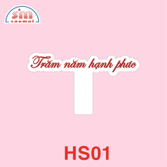 Hashtag cầm tay đám cưới