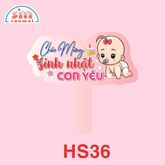 Hashtag cầm tay sinh nhật