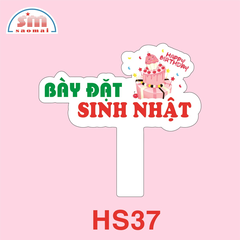 Hashtag cầm tay sinh nhật