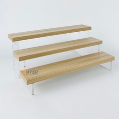 Kệ trưng bày Enter TB313 3 tầng 300x168x123mm, Kệ bậc thang để bàn, Kệ trưng bày nước hoa, mô hình