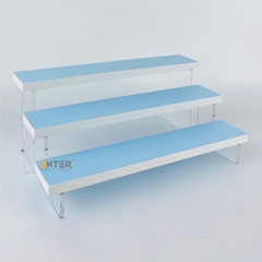 Kệ trưng bày Enter TB313 3 tầng 300x168x123mm, Kệ bậc thang để bàn, Kệ trưng bày nước hoa, mô hình