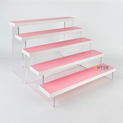 Kệ trưng bày Enter TB513 5 tầng 300x280x203mm, Kệ bậc thang để bàn, Kệ trưng bày nước hoa, mô hình