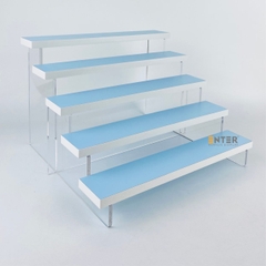 Kệ trưng bày Enter TB513 5 tầng 300x280x203mm, Kệ bậc thang để bàn, Kệ trưng bày nước hoa, mô hình