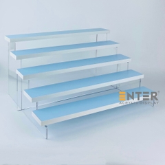 Kệ trưng bày Enter TB514 5 tầng 400x280x203mm, Kệ bậc thang để bàn, Kệ trưng bày nước hoa, mô hình