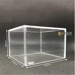 Hộp mica không nắp Enter TB604 150x150x100mm mica dày 5mm, Khay chia ngăn kéo hộc tủ, Khay nhựa đựng đồ dùng, Hộp chống bụi