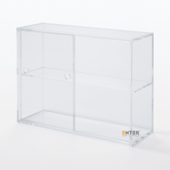 Kệ trưng bày mica Enter TB701 250x85x165mm 2 tầng cửa lùa