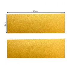 Phôi thẻ tên kim loại BT57 65x20mm vàng (50)