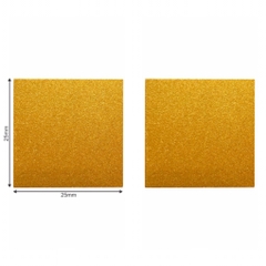 Phôi thẻ tên kim loại BT54 25x25mm vàng (50)