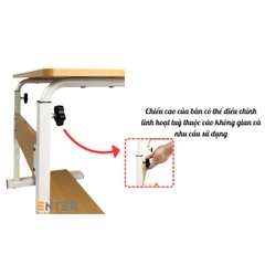 Bàn di động Enter BG105 60x40cm, Bàn nâng hạ đa năng, Bàn gỗ đa chức năng
