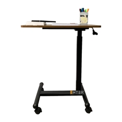 Bàn nâng hạ di động Enter BG104 68x40cm có lò xo khí, Bàn nâng hạ đa năng, Bàn gỗ đa chức năng