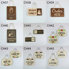 Bảng gỗ treo có nội dung