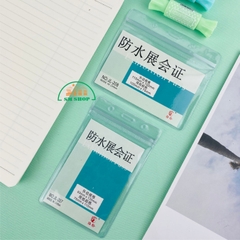 Bao đựng thẻ dẻo Y208 10.5x7.5cm trong ngang (50)