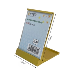 Bảng thông tin để bàn nhôm Enter AL30 55x75mm, Khung thông tin sản phẩm, Khung bảng giá, Kệ trưng bày để bàn (20)