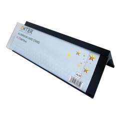 Bảng thông tin để bàn nhôm Enter AL33 240x75mm, Biển chức danh, Bảng tên để bàn, Kệ chức vụ (20)