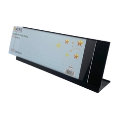 Bảng thông tin để bàn nhôm Enter AL37 300x100mm, Biển chức danh, Bảng tên để bàn, Kệ chức vụ (20)