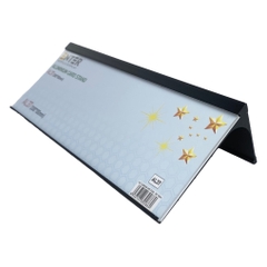 Bảng thông tin để bàn nhôm Enter AL37 300x100mm, Biển chức danh, Bảng tên để bàn, Kệ chức vụ (20)