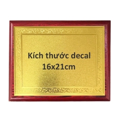Bảng vinh danh gỗ 20x25cm