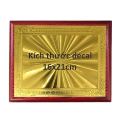 Bảng vinh danh gỗ 20x25cm