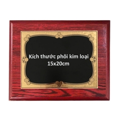 Bảng vinh danh gỗ 20x25cm