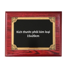 Bảng vinh danh gỗ 20x25cm